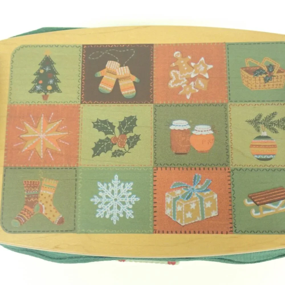 Longaberger 2002 Christmas Collection Ribbon basket.
